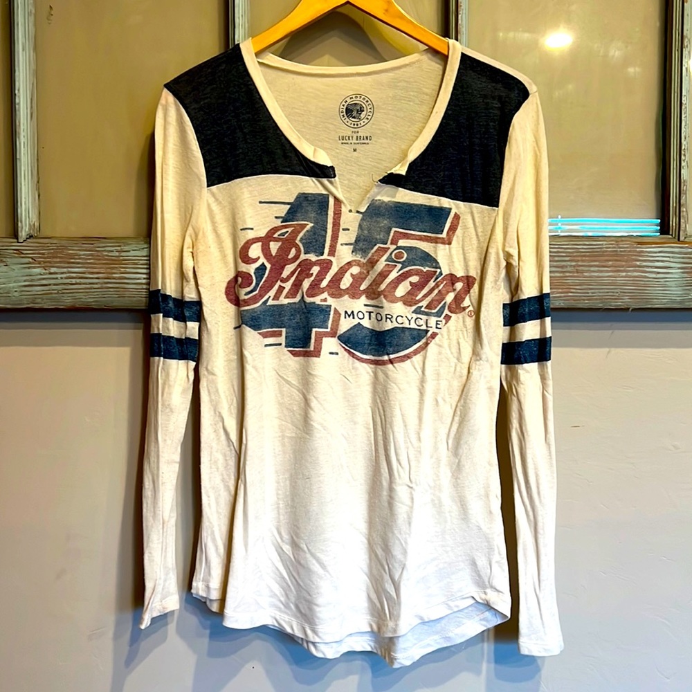 LUCKY Medium Indian Motorcycle Tee